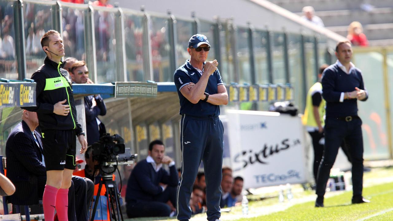 Il tecnico azzurro Aurelio Andreazzoli (foto agenzia Massimo Sestini)