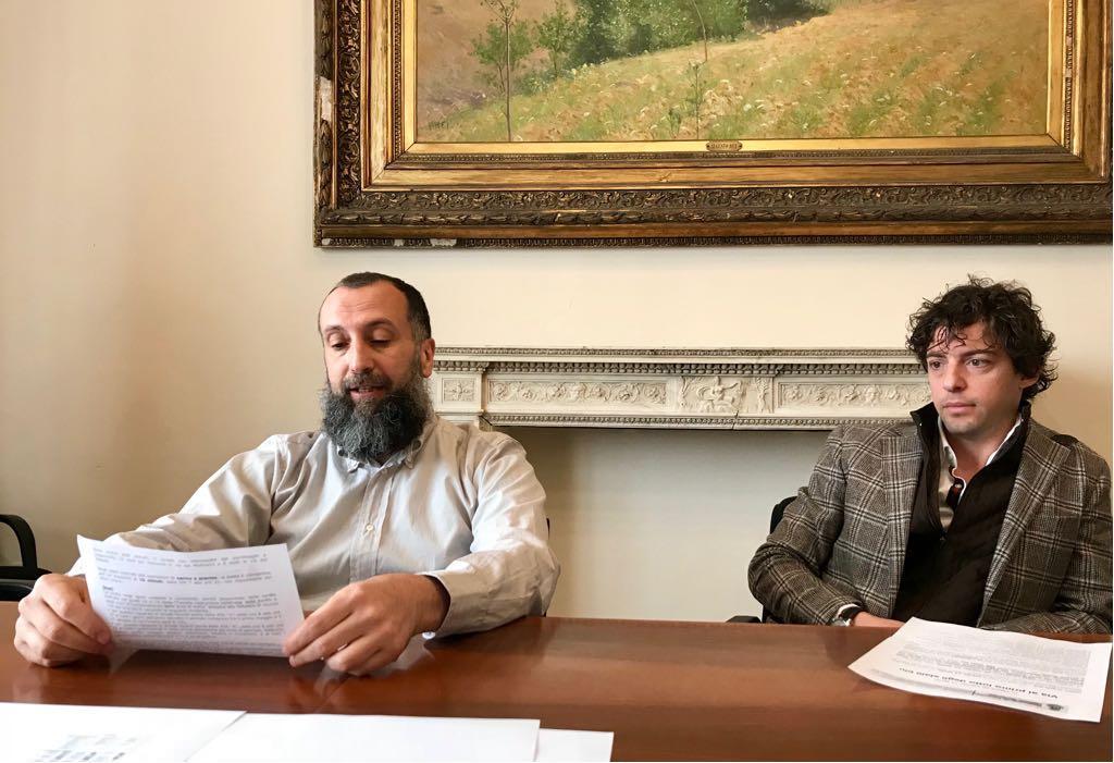 L'assessore Giuseppe Vece e il presidente della Tirrenica mobilità, Gabriele Vannucci