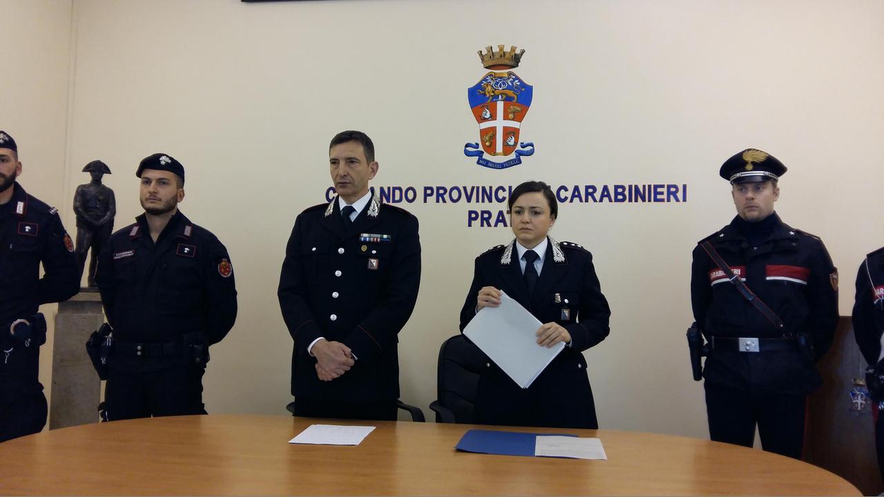 La maxioperazione illustrata dal colonnello Marco Grandini e dalla capitana Sara Pini durante una conferenza stampa