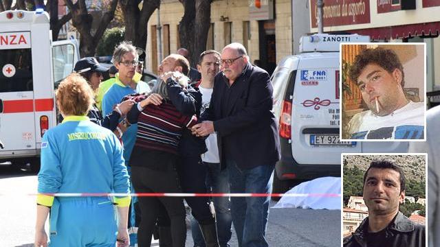 La disperazione della mamma di Salvatore De Simone (in basso a destra) e Raffaele Papa (in alto)
