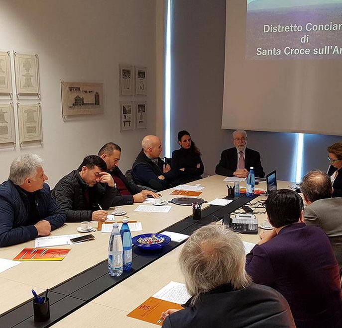 Delegazione turca visita il distretto di Santa Croce 