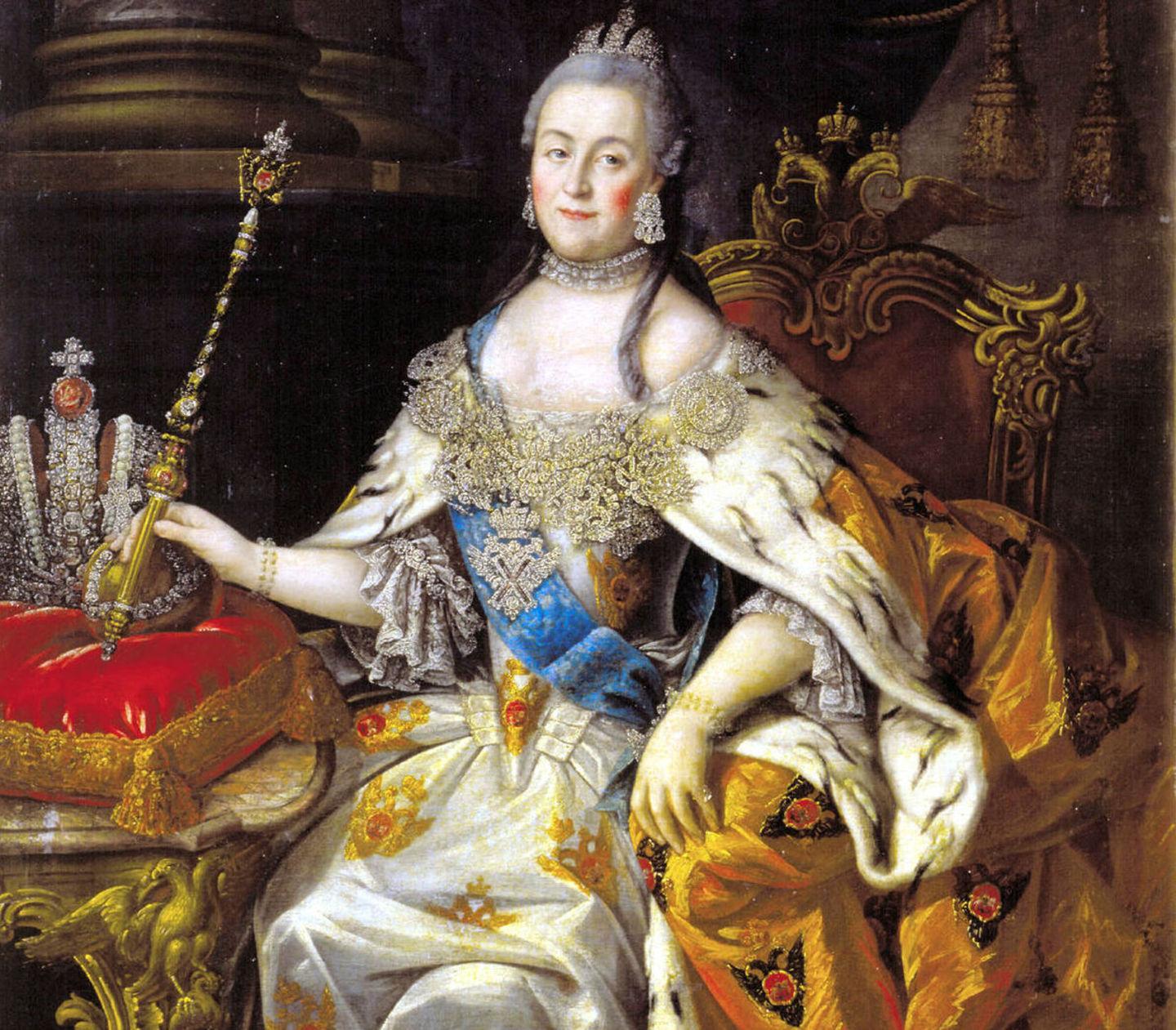 La zarina Caterina II