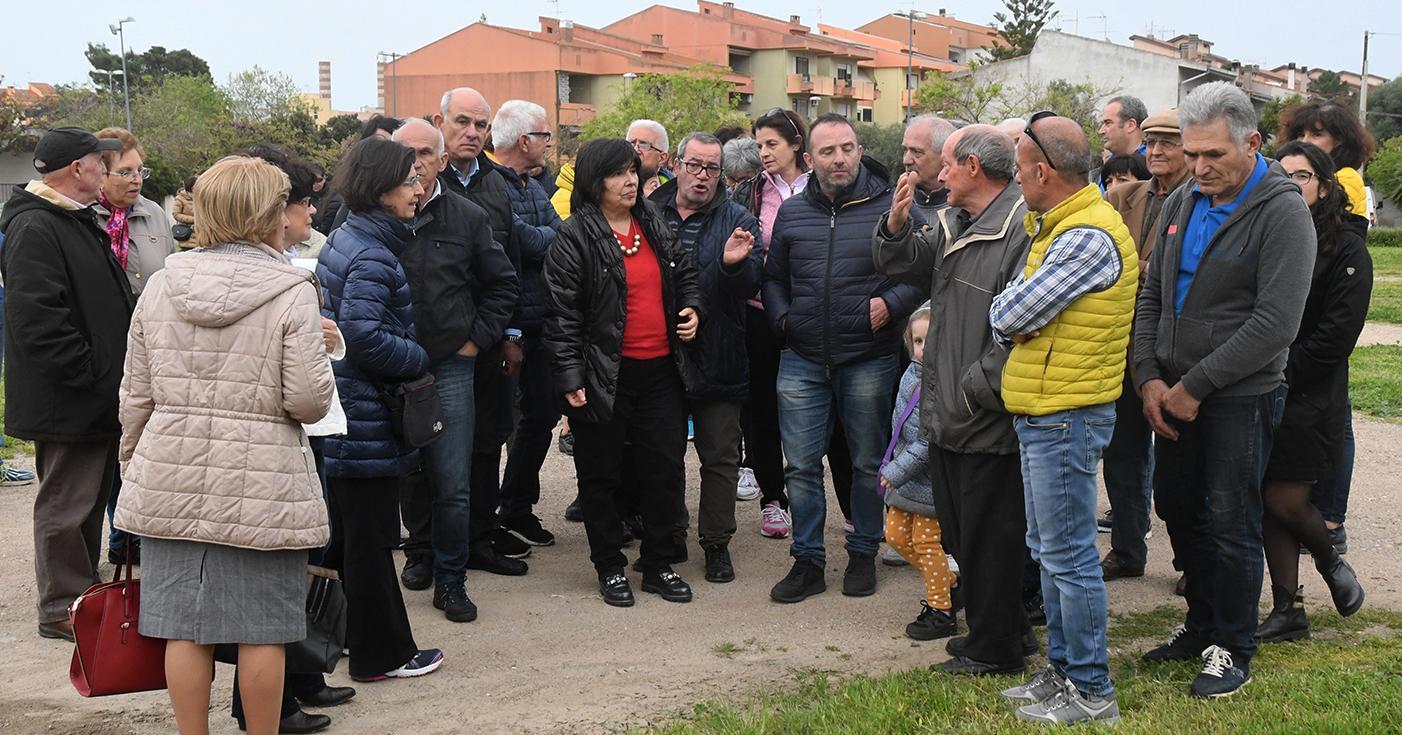 Sicurezza, il sindaco Lutzu nel rione