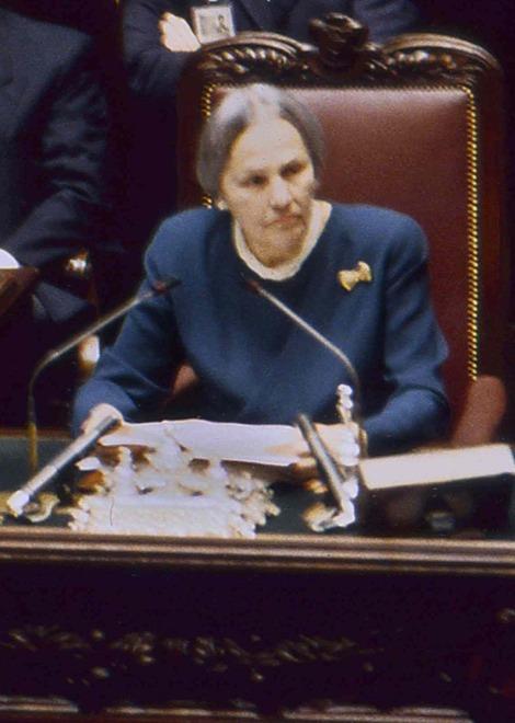 La prima donna reggiana sullo scranno di Nilde Iotti 