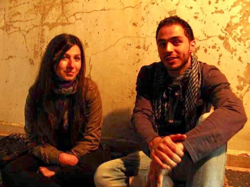 Elisabetta e Mamhoud insieme a Damasco, dove si sono conosciuti