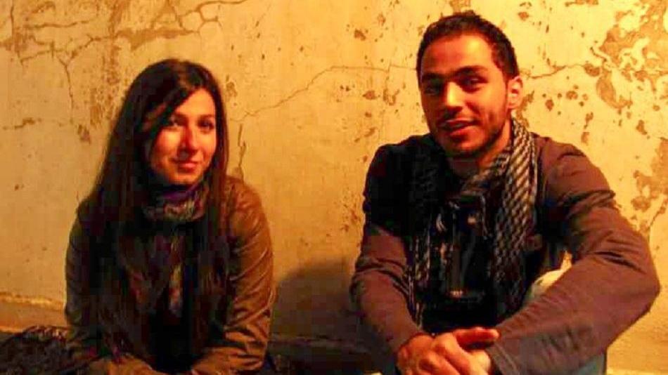 Elisabetta e Mamhoud insieme a Damasco, dove si sono conosciuti