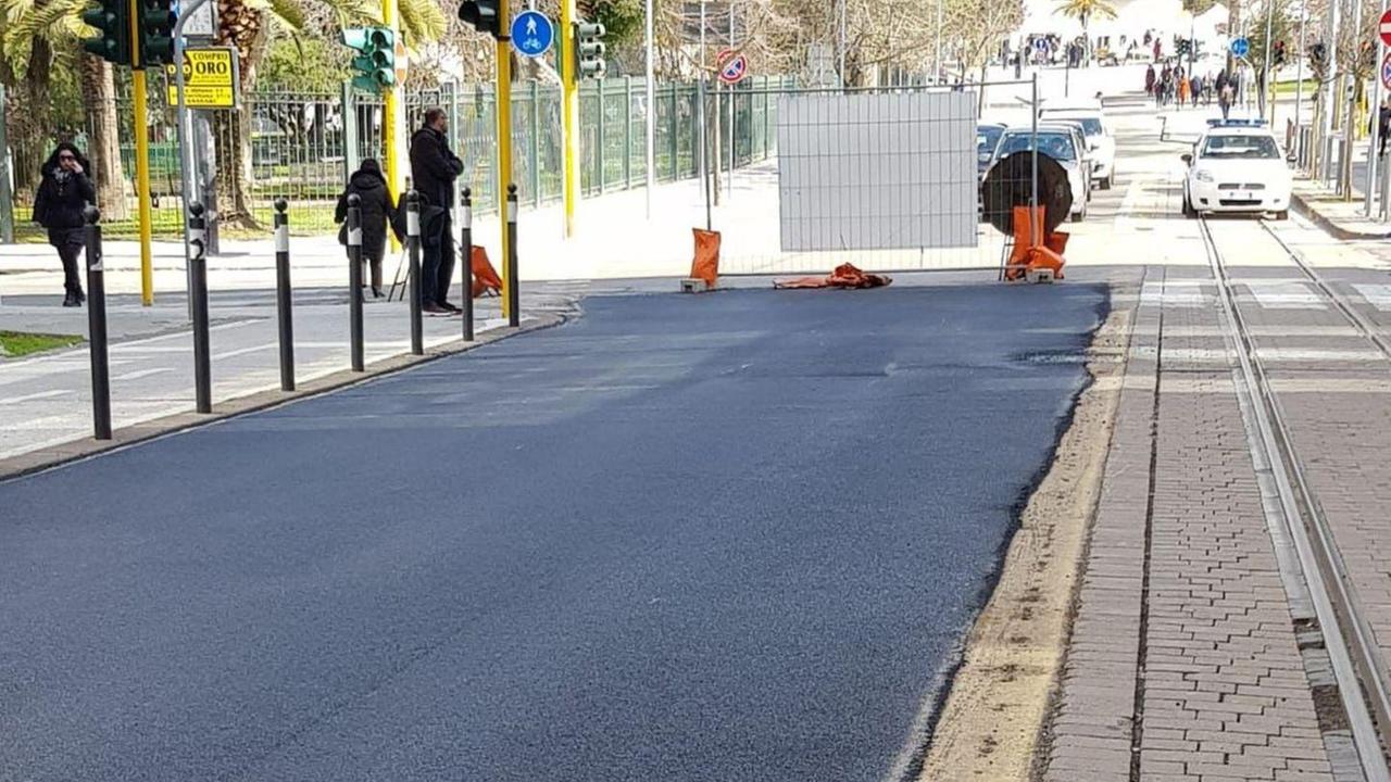 Viale Italia riaperto al traffico