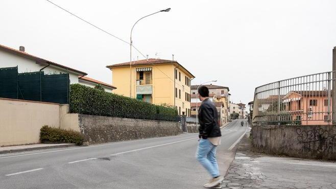 La strada Lucchese a Uzzano: è qui che è avvenuta la tragedia