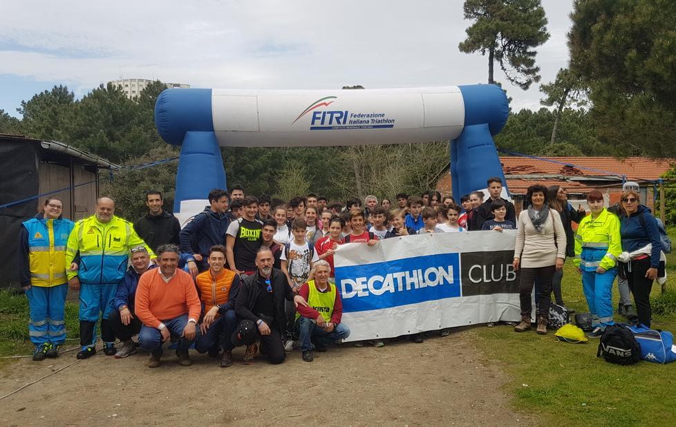 E l’ex colonia diventa il campo per il duathlon 