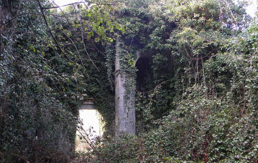 Abbandonata e nascosta Sotto i rovi c’è una chiesa 