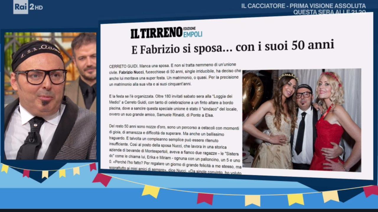 Fabrizio Nucci ospite da Magalli