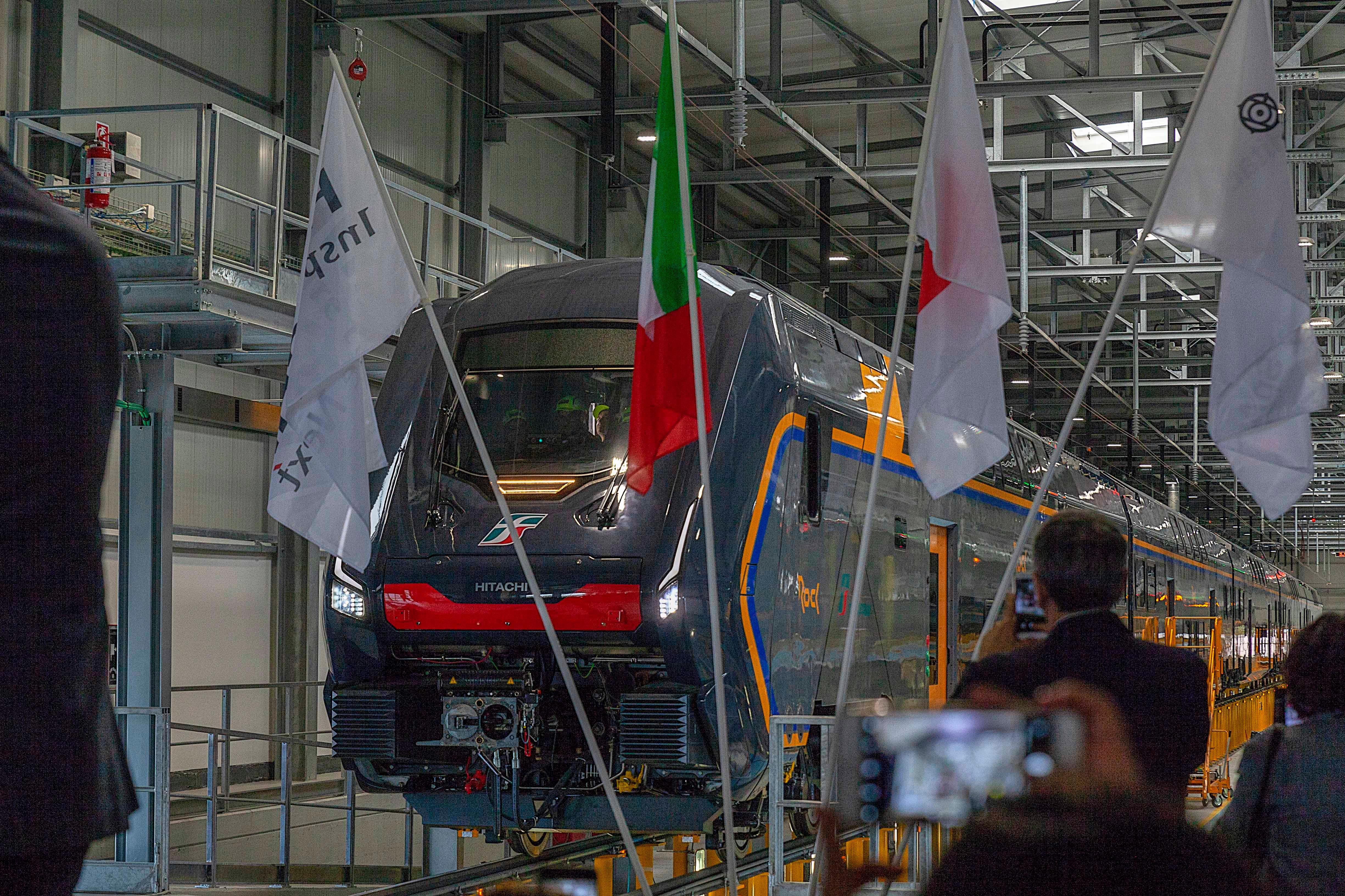 Il nuovo treno "Rock" (foto Lorenzo Gori)