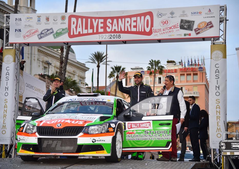 Maestrini e Michi a tutto gas nel leggendario rally di Sanremo 
