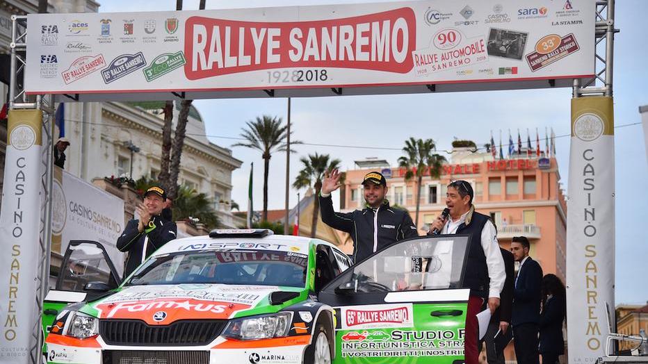 Maestrini e Michi a tutto gas nel leggendario rally di Sanremo