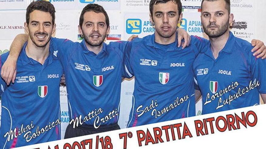 Tennistavolo, l’Apuania chiude con il Messina