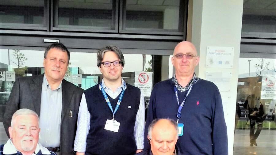 L'incontro fra l'associazione toscana paraplegici e i responsabili dell'ospedale Santo Stefano