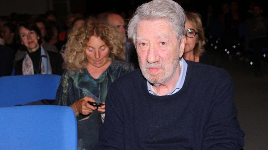 Sandro Luporini alla prima de "Lo stallo" a Torre del Lago (foto Ciurca/Paglianti)