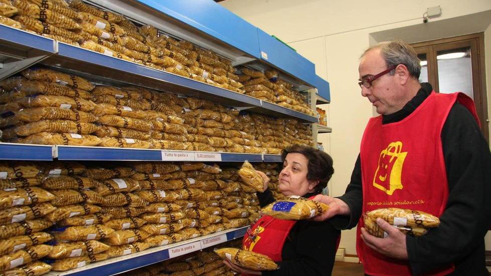 In calo le famiglie assistite dall’Emporio della Solidarietà
