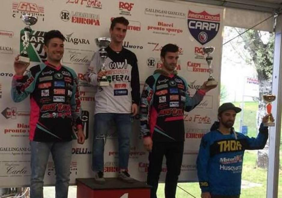 Motocross Uisp Francesco Giordano domina a Carpi