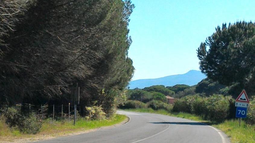 La zona della Giannella dove è avvenuta la rapina