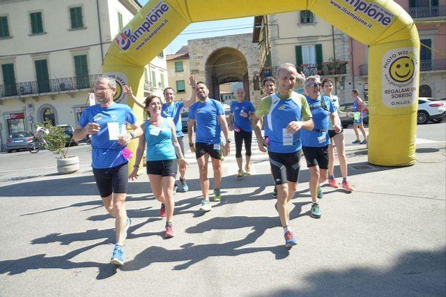 Partecipanti alla corsa Un pò 'n Poggio