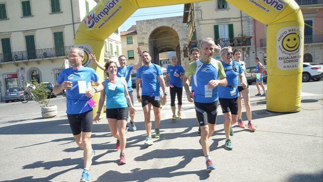Partecipanti alla corsa Un pò 'n Poggio