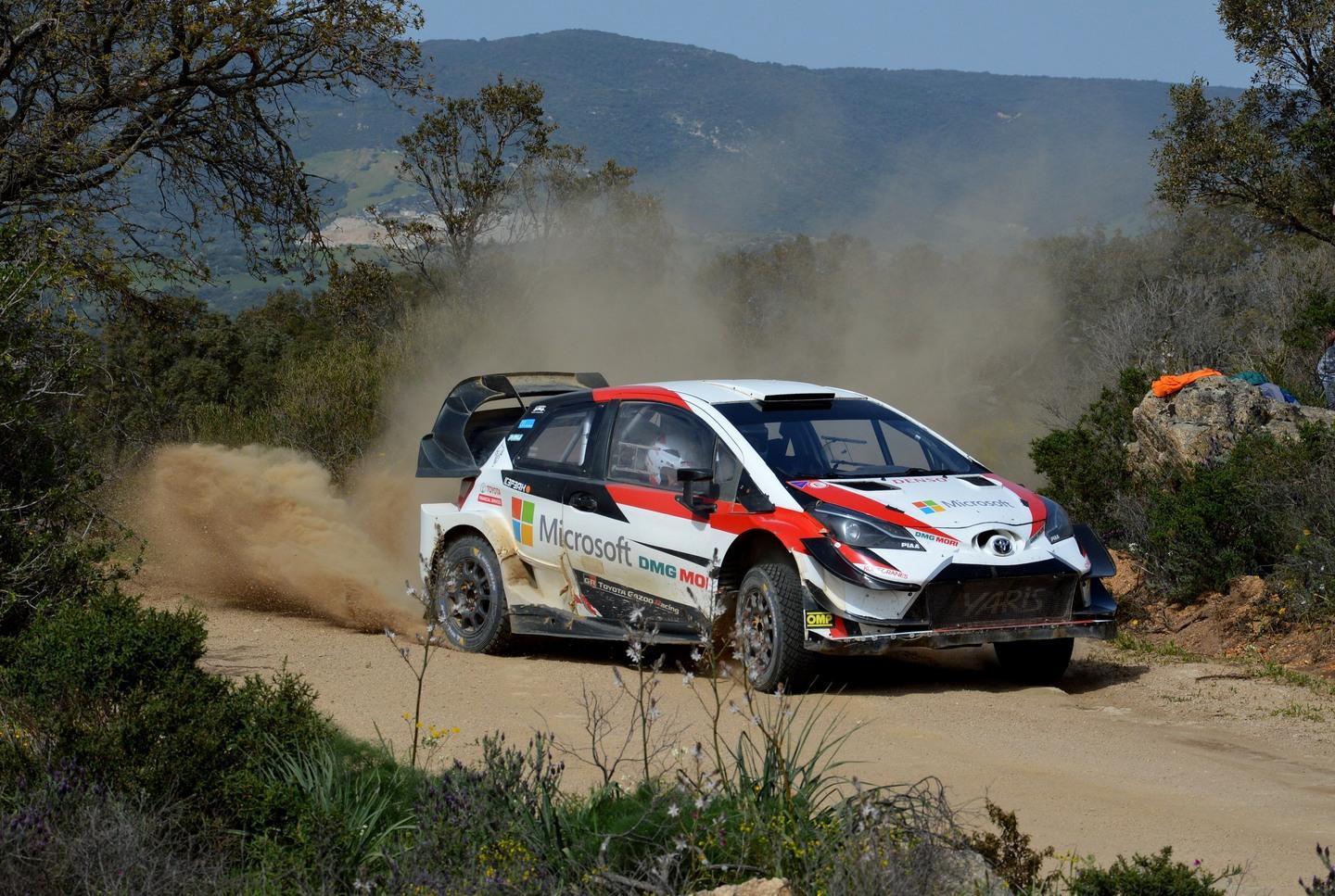 Prove per il rally mondiale, la prima al via è la Toyota 