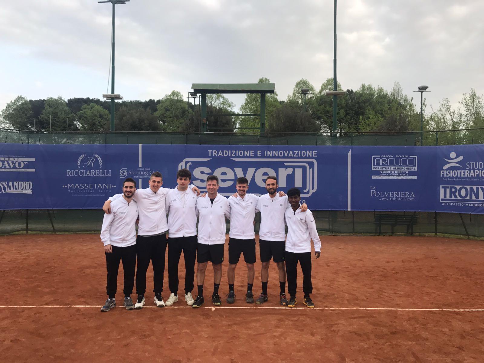 La squadra di Serie B dello Sporting Club Montecatini
