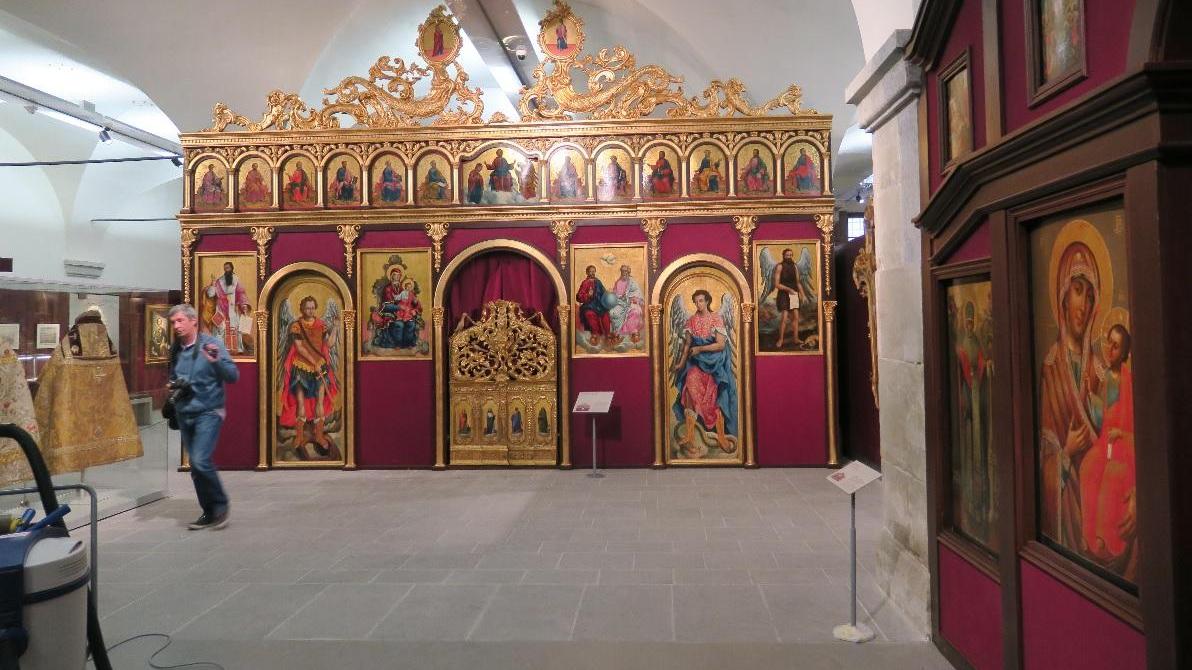 L'interno di una delle sale del nuovo museo livornese (Repetti Pentafoto)