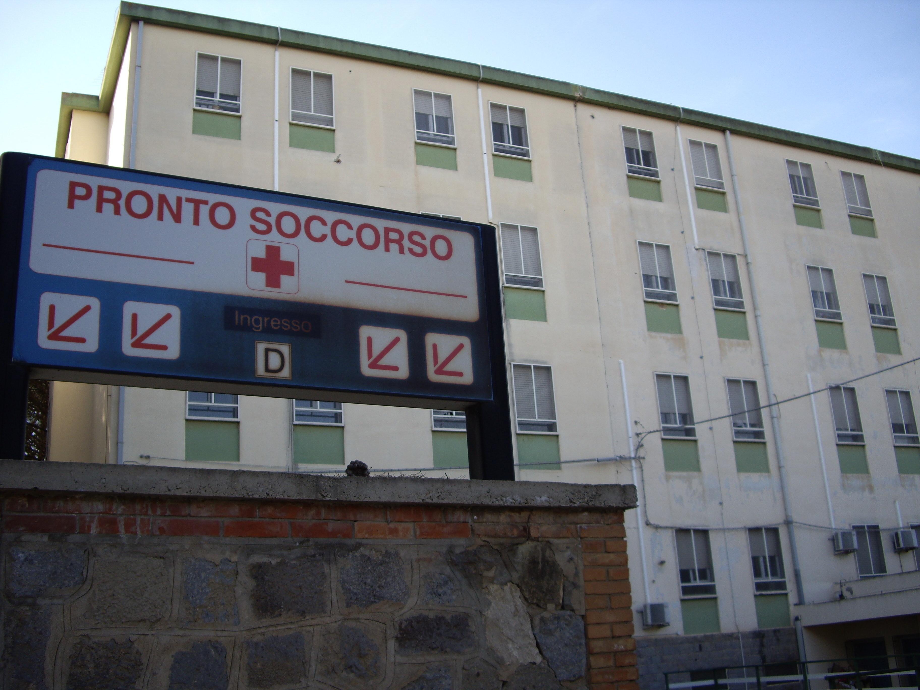 L'ospedale di San Gavino dove è morto l'allevatore