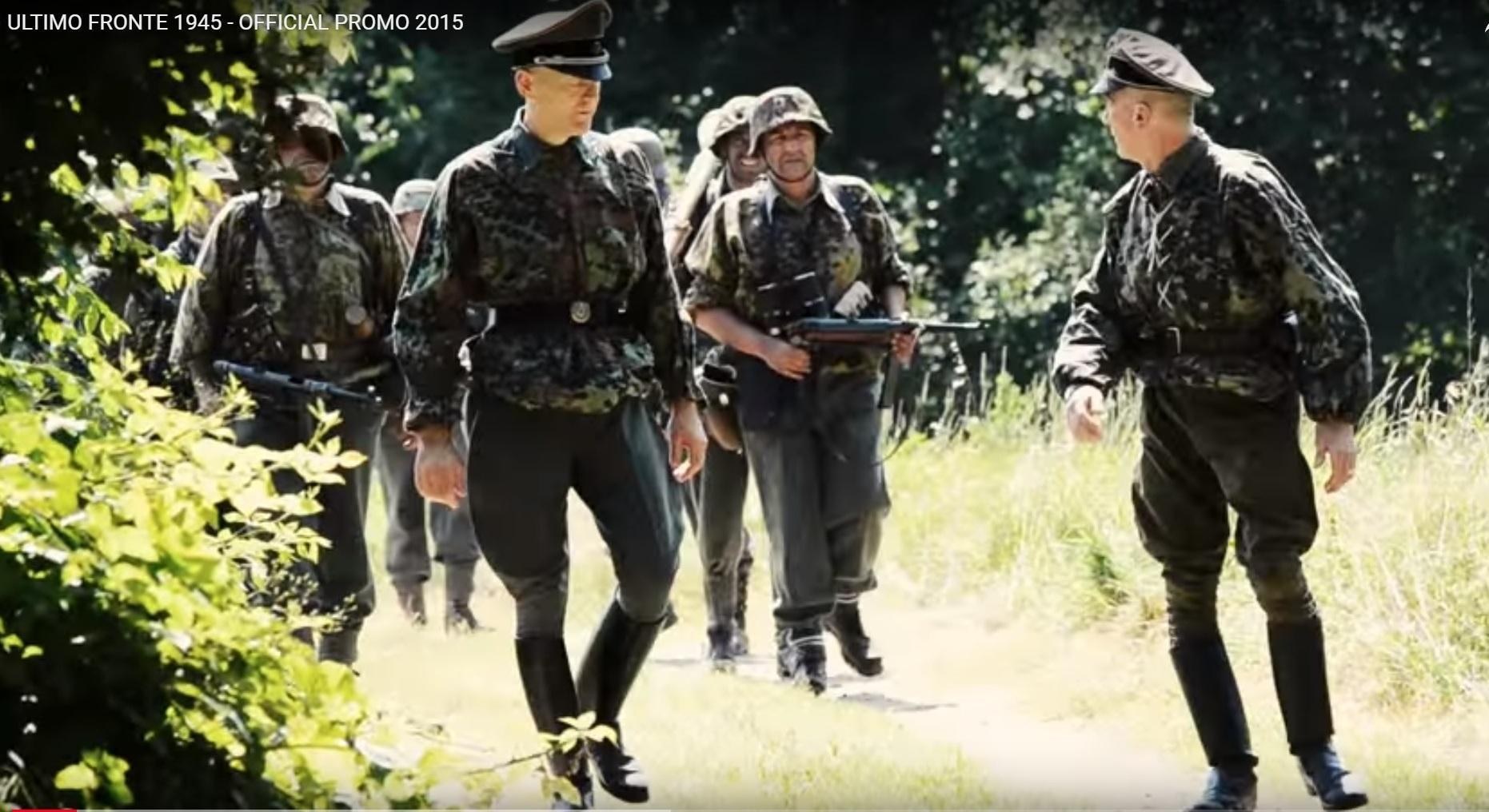 Un fotogramma del video ufficiale dell'associazione Ultimo Fronte 1945