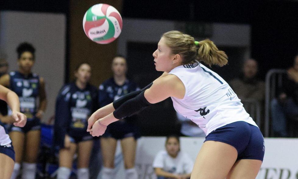 Giulia Bresciani in campo per le semifinali scudetto
