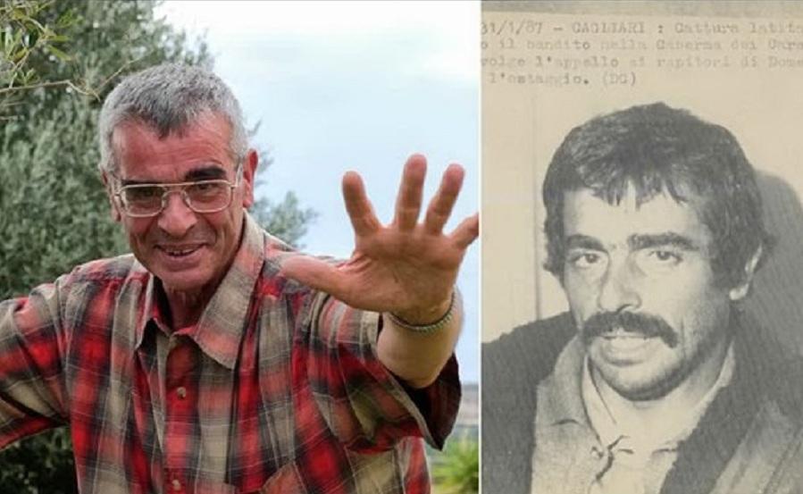 Annino Mele oggi e al momento della cattura nel 1987