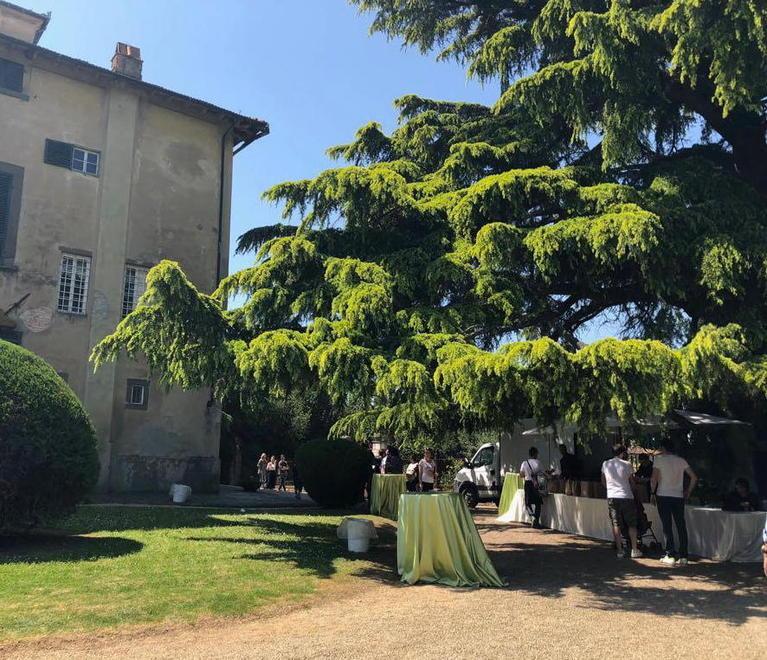 In 500 alla villa di Poggio Adorno 