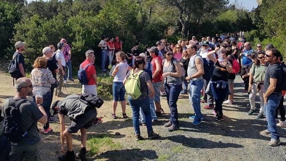 In più di 200 al Castellaccio Trekking sulle orme dei partigiani