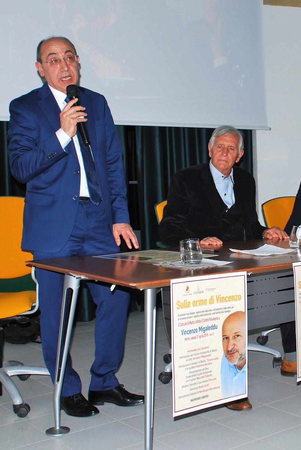 Il centro polivalente intitolato a Vincenzo Migaleddu