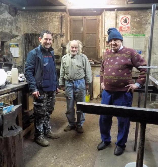 In corte Busdraghi il fabbro più antico: un’officina del 1951 
