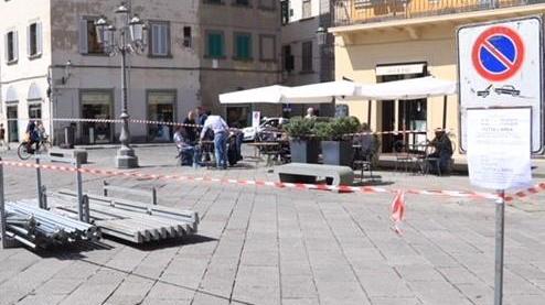 Le panchine saranno rimosse da piazza Duomo