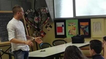 Chef Rugiati fa lezione ai ragazzi