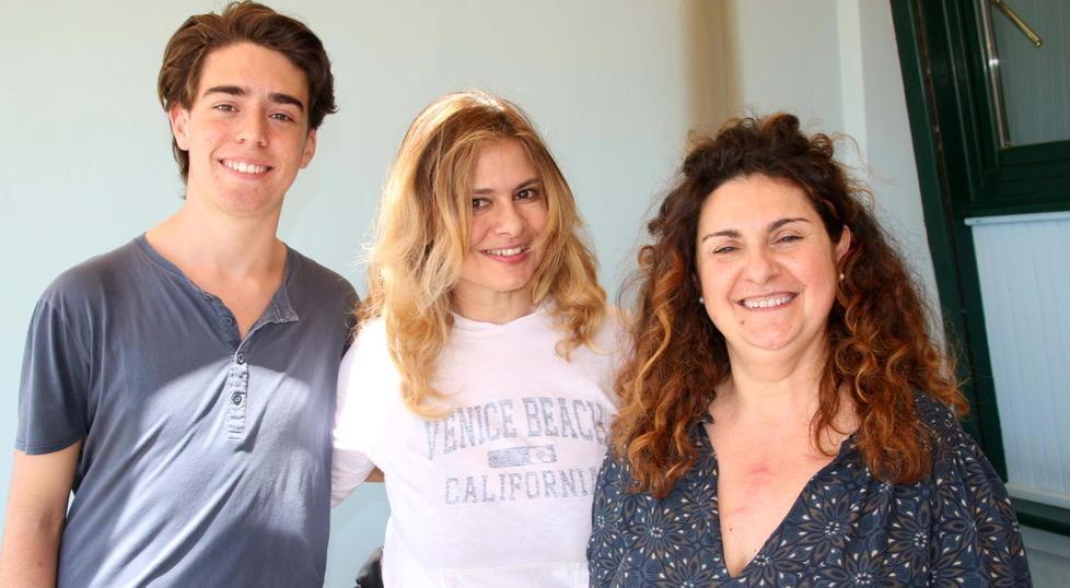 Debora Caprioglio al bagno Milena