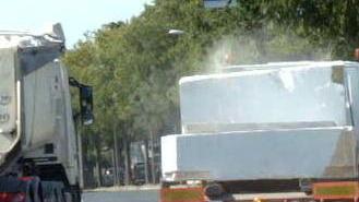 Miseglia protesta: assediati dai camion