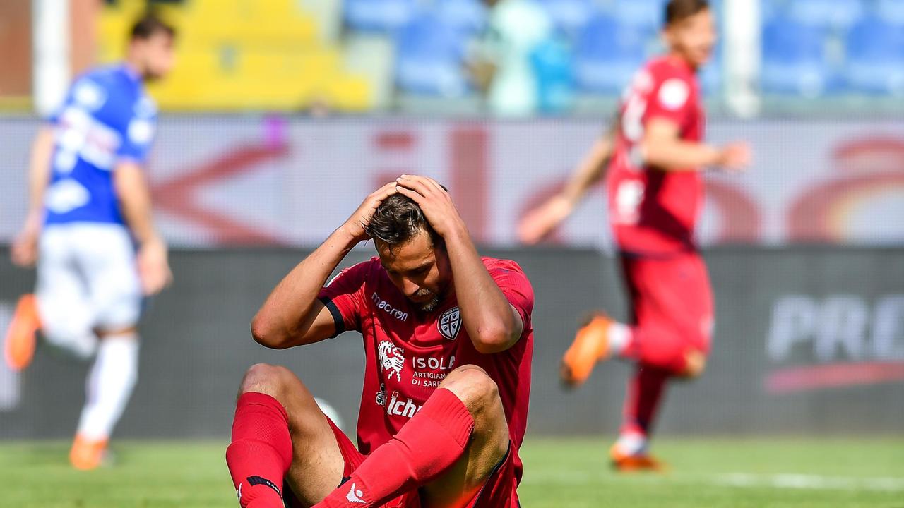 Cagliari in caduta libera, travolto dalla Sampdoria: 4-1