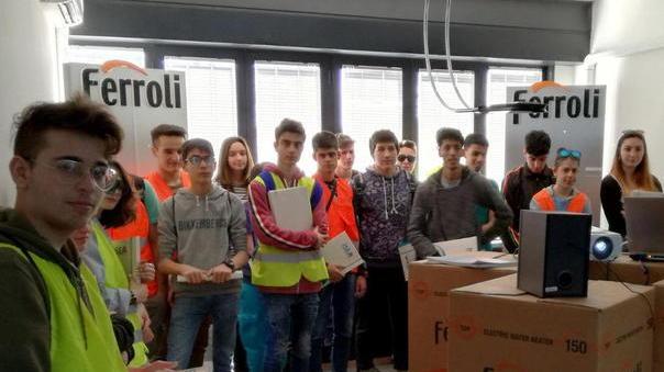Alternanza scuola lavoro l’Itis Santucci visita la Ferroli