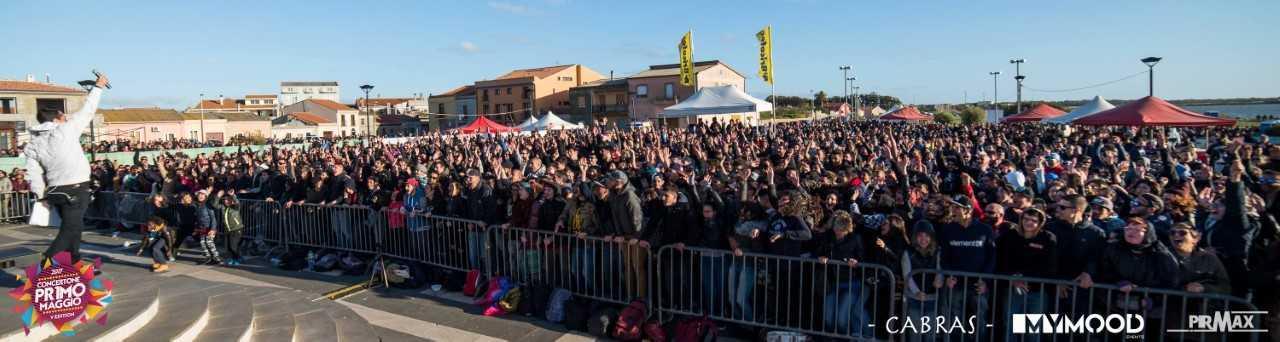 Un'immagine dell'edizione 2017 del Concertone
