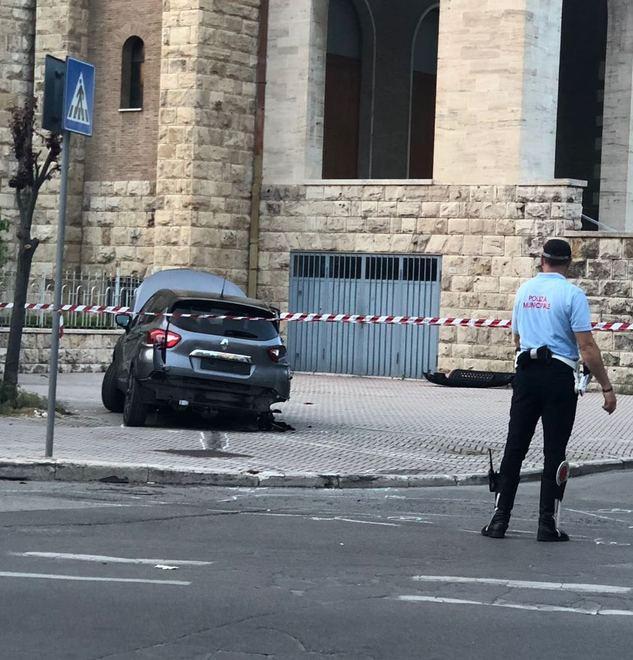 Incidente davanti al Sacro Cuore