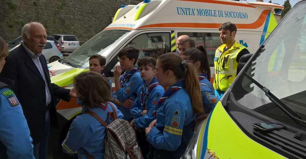 Scout in visita alla Misericordia nel segno della solidarietà