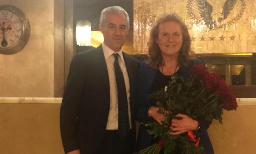 Rose rosse per la duchessa di York