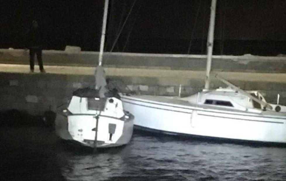 Barca dalla deriva nel Burlamacca 