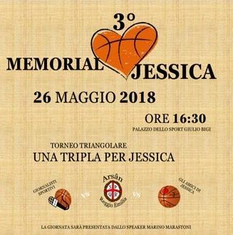 Il 26 maggio il torneo “Una tripla per Jessica” 