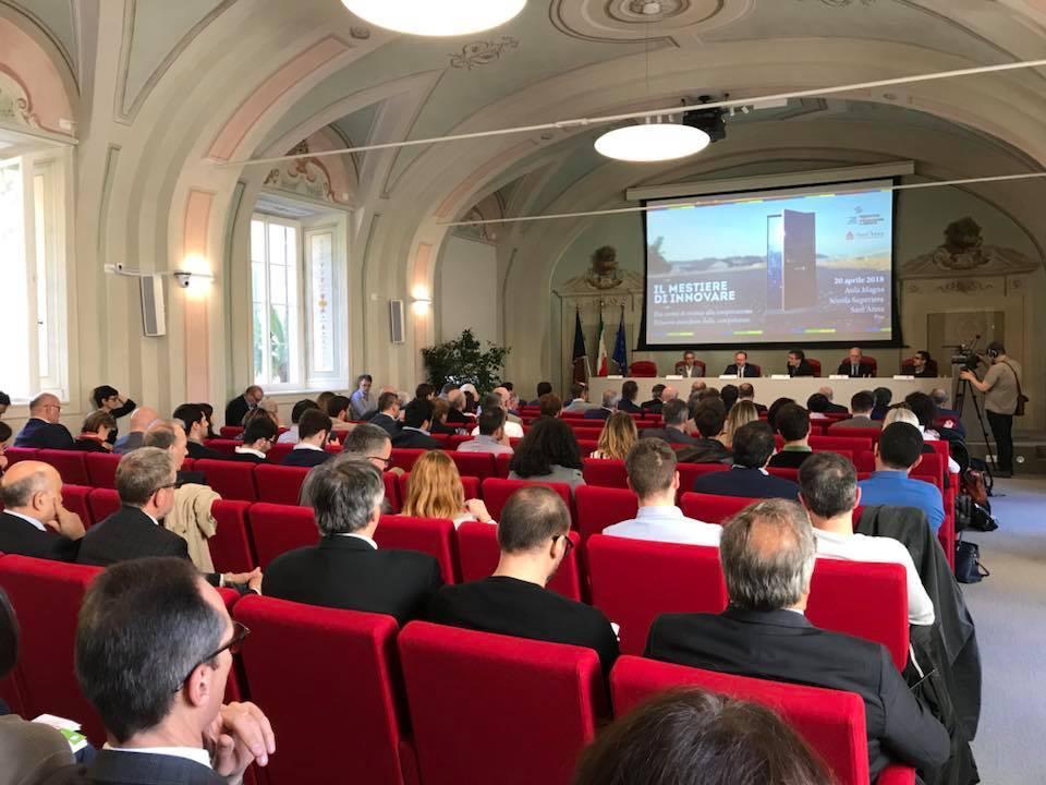 Una delle aule dell'università Sant'Anna di Pisa